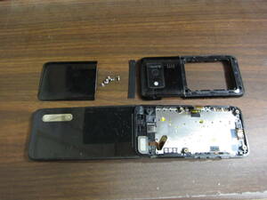 Softbank 携帯電話 841SH SHARP シャープ ブラック 液晶 カバーのみ