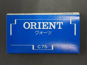 オリエント ORIENT オールド クォーツ 腕時計用 取扱説明書 Cal: C75