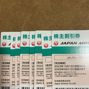 JAL 株主優待 日本航空 優待券　1枚