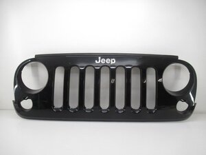 《売り切り》 ジープ Jeep ラングラー JK 純正 フロント グリル ブラック 【 1BM91TRM 】 (M003877)