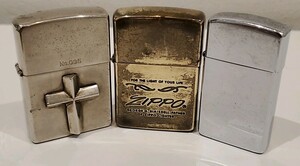 ☆【3点セット】 ZIPPO ジッポー オイルライター ゴールドカラー ジッポ 喫煙具 BRADFORD.PA MADE IN USA 着火未確認 Zippo No.095