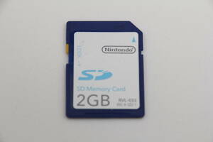 2GB SDカード　Nintendo