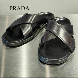 『PRADA』プラダ (8) レザーサンダル