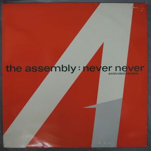 The Assembly - never never 12インチ