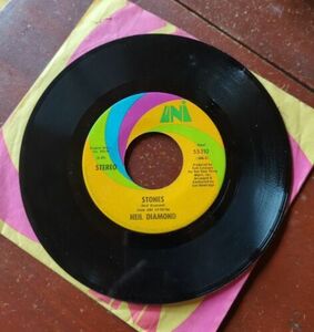 NEIL DIAMOND - Stones / Crunchy Granola Suite - 45rpm バイナル record 海外 即決