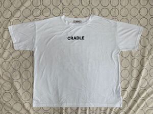 カラフルなロゴのバックプリントがおしゃれな半袖レディースTシャツM ホワイト