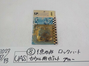 1点のみ！（8）ロックハート　カウル用ボルト　ブルー　2022-7/13