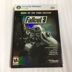 ジャンク品 PC Windows fallout３GAME OF THE YEAR EDITION 北米版 フォールアウト3 ゲームオブザイヤーエディション