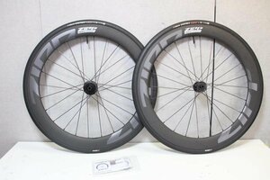 ○ZIPP ジップ 404 Firecrest DISC XDRドライバー SRAM12s対応 チューブレス フックレス カーボンホイールセット 美品