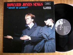 【LP】決定盤これがハワードジョーンズ第1集(PS247WEA1984年PROMO国内独自企画業界配布専用盤HOWARD JONES SINGS WHAT IS LOVE)