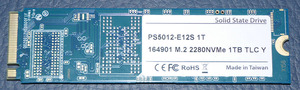 PHISON PS5012-E12S-1T 1TB NVME M.2 SSD