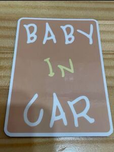 Baby In CAR 31 プリントステッカー マグネット 459 #bFUMI #oFUMI アウトレット