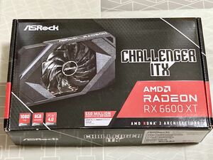 【送料無料 即日対応 保証付】 AMD RADEON RX6600XT 8GB ASRock CHALLENGER ITX 保証書用レシート グラボ グラフィックボード ビデオカード