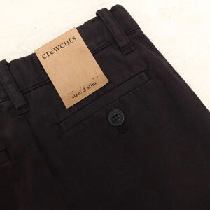 新品 100cm キッズ 3才 size3【CREWCUTS クルーカッツ（J.CREW ジェークルー）】調整ゴム付き コットンチノパンツ slim オシャレ着 子供服