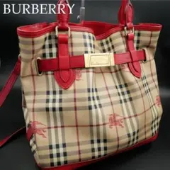 BURBERRY バーバリーノバチェック 2wayショルダーバッグ ハンドバッグ