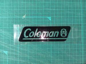 Coleman ステッカー カッティングステッカー 黒 約14.5*4cm