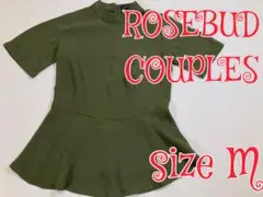 ROSEBUD COUPLES トップス　カーキ　M ローズバッド　カップルズ