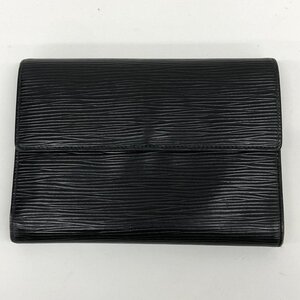 LOUIS VUITTON ルイヴィトン 財布 エピ ポルトトレゾールエテュイパピエ M63712/SP0939【DAAQE025】