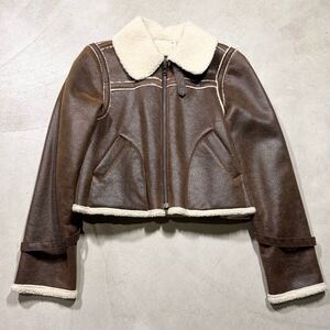 90s 00s Jean Paul Gaultier Archive Short Leather Jacket rare vintage ジャンポールゴルチエ アーカイブ ショート丈 レザージャケット