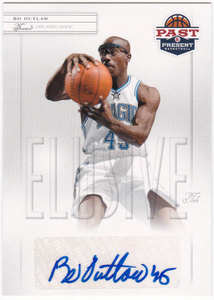 Bo Outlaw 2011-12 Panini Past and Present Elusive Ink No.BO