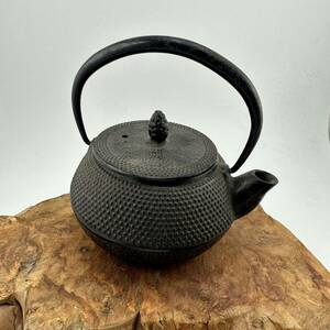 鉄瓶 鉄器 茶道具 松ぼっくり 急須 南部鉄瓶 あられ 茶器 レトロ 南部鉄器