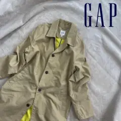 【高見え】GAP かっちり　綺麗め　トレンチ　ロング丈　ベージュ　M