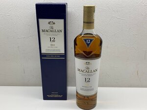 【未開栓】MACALLAN マッカラン12年 ウイスキー ダブルカスク 箱あり 700ml 40% 古酒 箱