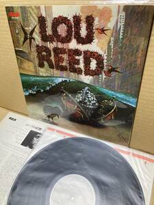 PROMO RCA-6038！美盤LP！ルー・リード LOU REED ロックの幻想 RCA 見本盤 BERLIN VELVET UNDERGROUND STEVE HOWE SAMPLE 1972 JAPAN NM