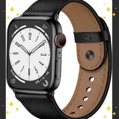 Apple Watch レザーバンド 41mm/40mm/38mm メンズ