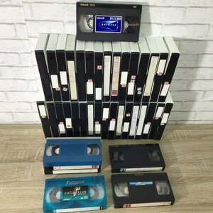 6002 【ジャンク】VHS 使用済ビデオテープ 39本 maxell TDK FUJIFILM アニメ 他