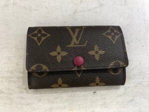 【LOUIS VUITTON】ルイヴィトン　モノグラム　ミニティクレ　6連キーケース　ブラウン　SY02-GL3