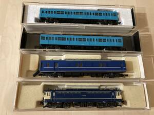 ジャンク 鉄道模型 クモハ103-17、モハ102-188 、カニ24 104、EF65 旧品　kato 関水金属　日本製