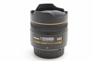 【 新品級 】 NIKON ニコン AF DX FISHEYE NIKKOR 10.5mm F2.8G ED 魚眼レンズ ”ユニークな世界の撮影を楽しめます♪”★②12KT918b