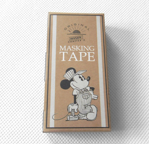 ディズニー ワークソン マスキングテープ ミッキーマウス メジャー インチ 目盛 ワークスタイルコレクション テープ マステ 2本入り グッズ