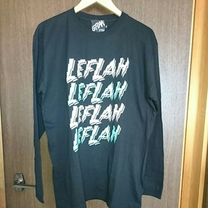 レフラー/LEFLAH/サイズXL/ロンT/ロゴ/black