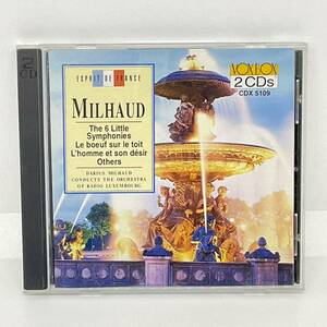 中古 クラシック 2CD ダリウス・ミヨー / MILHAUD: 6 LITTLE SYMPHONIES, OTHERS｜CDX5109