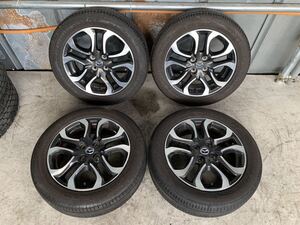 185/60R16 NANKANG AS-1 22年 6.5mm MAZDA純正ホイール16×5,5J付き４本セット