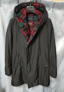 1PIU1UGUALE3 PENDLETON ZIP HOODED WRAP COAT フード ラップコート 定価14万円