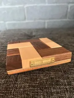 【未使用】buzz wood factory  buzz coaster