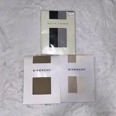 GIVENCHY ラルフローレン ストッキング 3個 セット