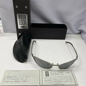 B6146【中古品】/ KILLER LOOP ノックダウン PSYCHE K 0542 アイウェア サングラス グレーレンズ キラーループ KNOCKDOWN K1180