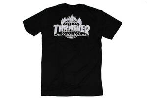 スラッシャー（THRASHER）・スケーター系Ｔシャツ・新品・入荷・Ｓサイズ・黒・激安超特価・②