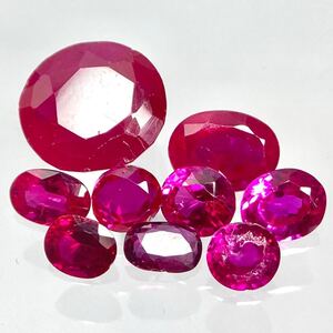 売切!!1円〜!!◆ルビーおまとめ13.13ct◆j 約2.62g ルース 裸石 宝石 jewelry ruby corundum コランダム 紅玉 EB9/EE8●EB0/EC0 w4す48