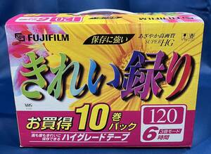 C FUJIFILM ビデオテープ VHS きれい録り SUPER HG ハイグレードテープ 10巻パック