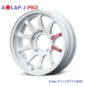 【納期要確認】A●LAP-J PRO SIZE:6J-16 -6 PCD:139.7-5H Color:DW 待望の競技向けスペック ホイール4本セット