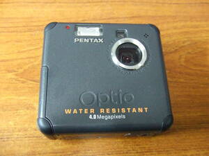 L331 PENTAX ペンタックス Optio 43WR デジカメ 乾電池駆動 中古 現状品