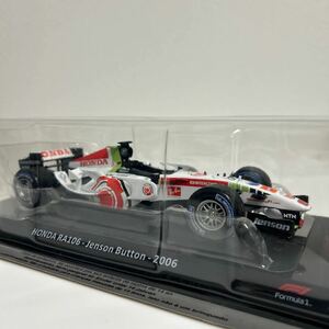 デアゴスティーニ ビッグスケールF1コレクション 1/24 38 HONDA RA106 Jenson Button 2006 GP ジェンソン バトン ミニカー