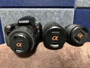 SONY α55 レンズ3本セット