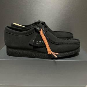 新品 CLARKS ORIGINALS クラークス オリジナルズ Wallabee メンズ ワラビー スエード ブラック UK9 27cm