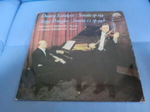 【ジャケ・シ-ル貼付】ショスタコ-ヴィチ/ヴァイオリン・ソナタ プロコフィエフ/ヴァイオリン・ソナタ第2番 アントニン・モラヴェッツ【1】